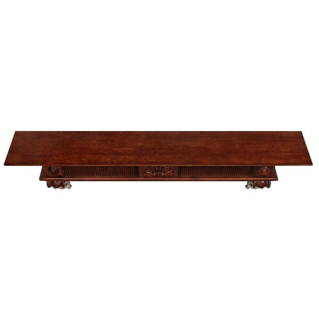 Pearl Mantels Devonshire Wood Mantel Shelf Distressed Finish Top View