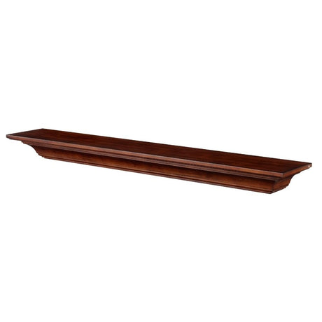 Pearl Mantels Homestead Wood Mantel Shelf in Antique Finish