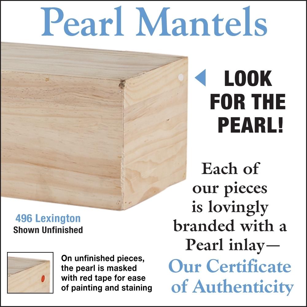 Pearl Mantels Certificate of Authenticity
