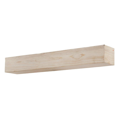 Pearl Mantels Lexington Wood Mantel Shelf Unfinished (Angled View)