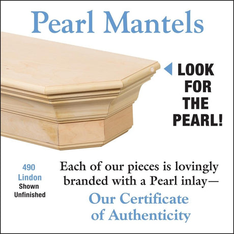 Pearl Mantels Certificate of Authenticity