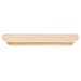 Pearl Mantels Lindon Wood Mantel Shelf Unfinished Top View