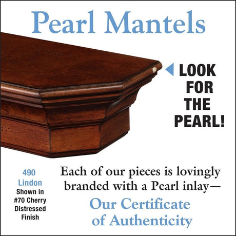 Pearl Mantels Certificate of Authenticity