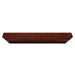 Pearl Mantels Lindon Wood Mantel Shelf in Distressed Cherry Finish Top View