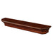 Pearl Mantels Lindon Wood Mantel Shelf in Distressed Cherry Finish Angled View