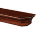 Pearl Mantels Lindon Wood Mantel Shelf in Distressed Cherry Finish With Pearl Mantels Trademark