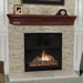 Pearl Mantels Lindon Wood Mantel Shelf in Distressed Cherry Finish