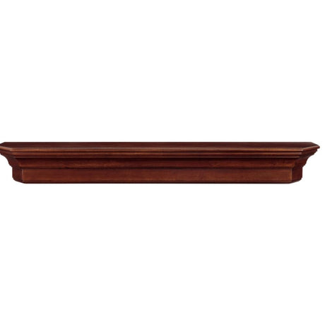 Pearl Mantels Lindon Wood Mantel Shelf in Distressed Cherry Finish