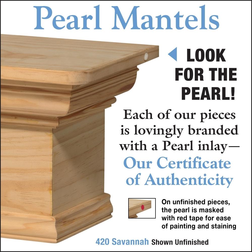 Pearl Mantels Certificate of Authenticity