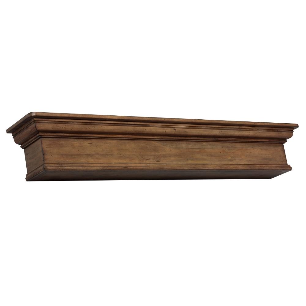 Pearl Mantels Savannah Wood Mantel Shelf Taos Finish