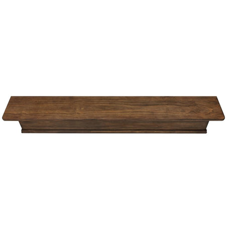 Pearl Mantels Savannah Wood Mantel Shelf Taos Finish Top View