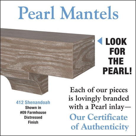 Pearl Mantels Certificate of Authenticity