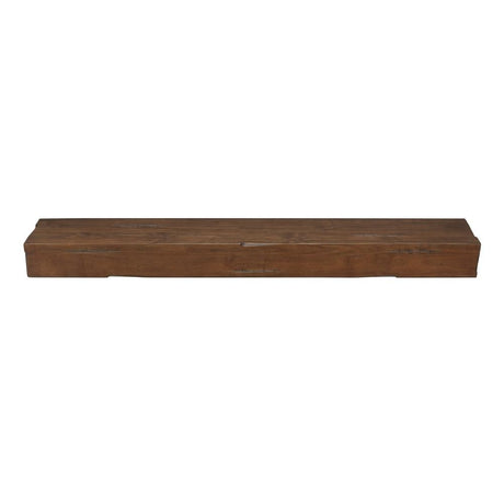 Pearl Mantels Savannah Wood Mantel Shelf in Cherry Rustic Finish Without Corbels