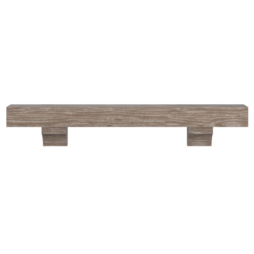 Pearl Mantels Shenandoah Wood Mantel Shelf in Farmhouse Finish