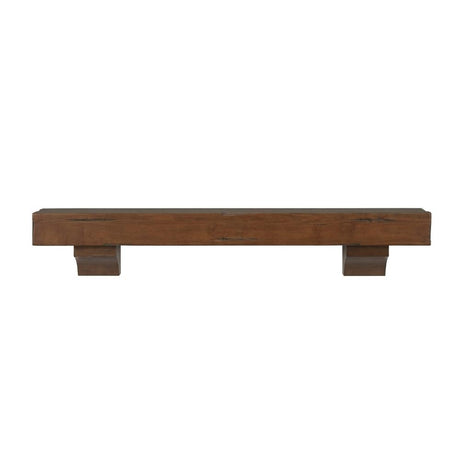Pearl Mantels Savannah Wood Mantel Shelf in Cherry Rustic Finish