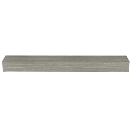 Pearl Mantels Zachary Non-Combustible Fiberglass Mantel Shelf in Graywash