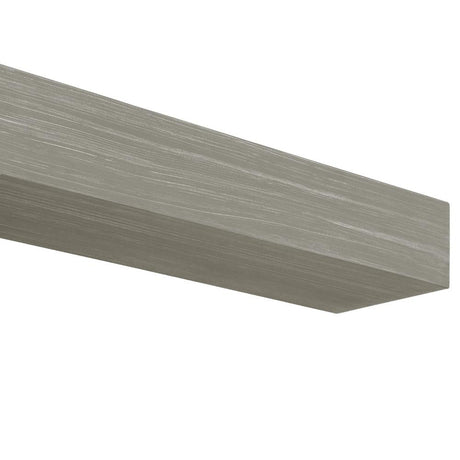Pearl Mantels Zachary Non-Combustible Fiberglass Mantel Shelf in Graywash