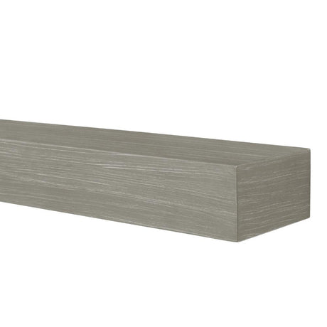 Pearl Mantels Zachary Non-Combustible Fiberglass Mantel Shelf in Graywash