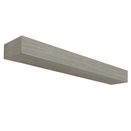 Pearl Mantels Zachary Non-Combustible Fiberglass Mantel Shelf in Graywash