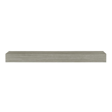Pearl Mantels Zachary Non-Combustible Fiberglass Mantel Shelf in Graywash