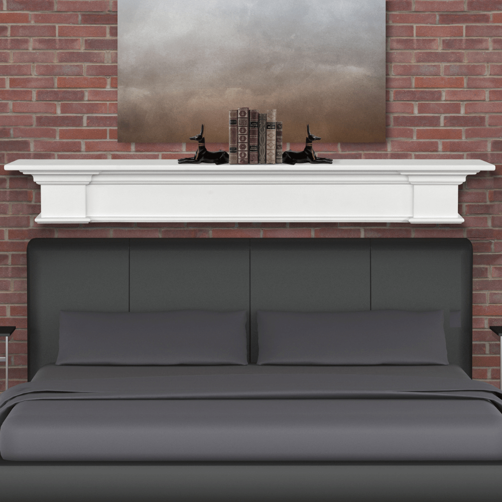 Pearl Mantels Shepherd MDF Mantel Shelf in bedroom