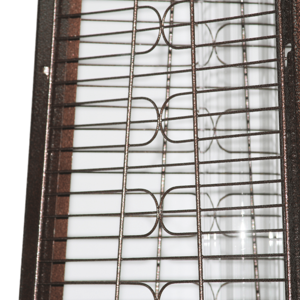 RADtec Antique Bronze Pyramid Propane Patio Heater bars