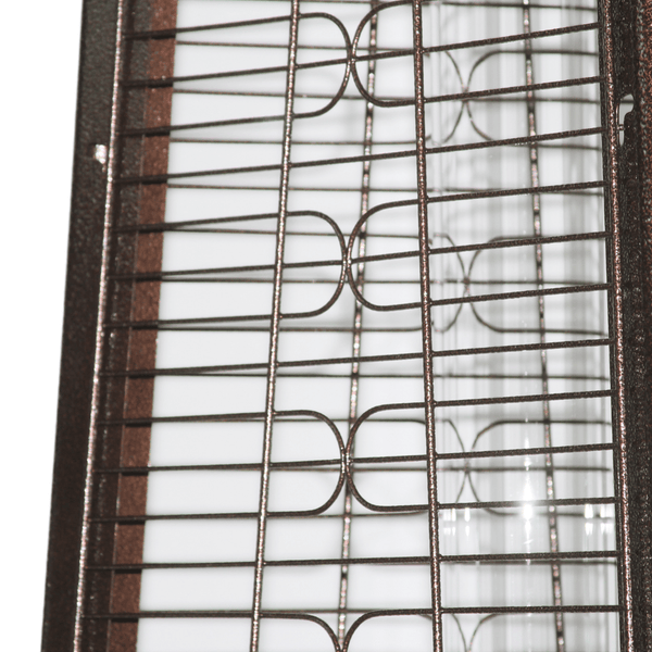 RADtec Antique Bronze Pyramid Propane Patio Heater bars