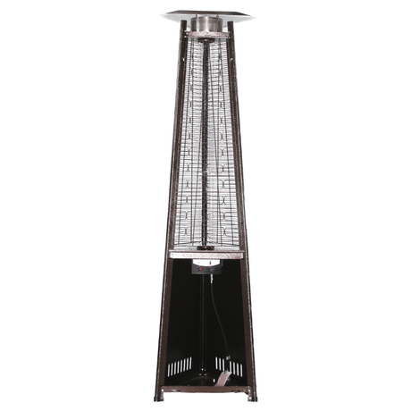 RADtec Antique Bronze Pyramid Propane Patio Heater compartment