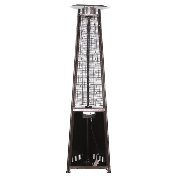 RADtec Antique Bronze Pyramid Propane Patio Heater compartment