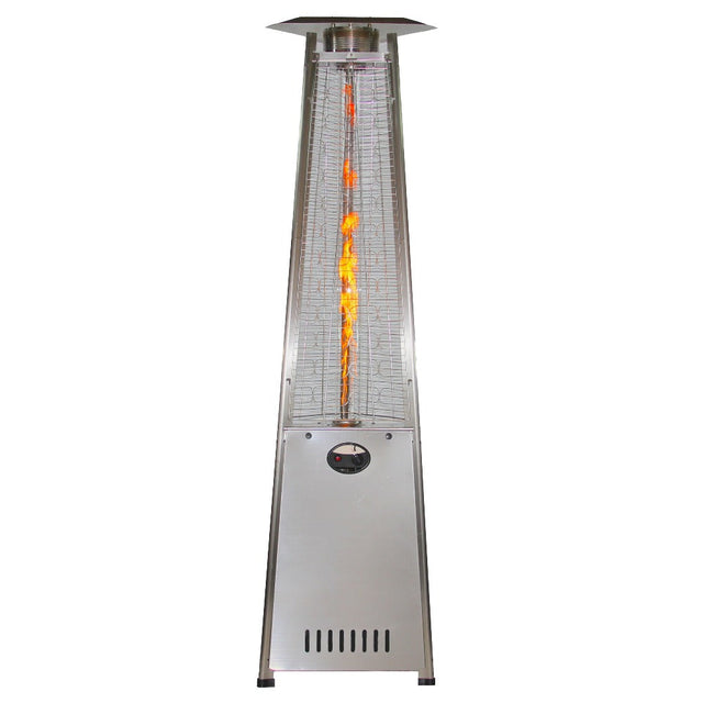RADtec 93-Inch Stainless Steel Pyramid Propane Patio Heater - 93-PYR-FLM-SS