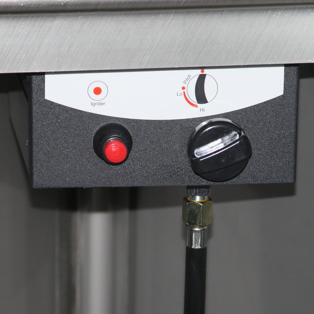 RADtec 93-Inch Stainless Steel Pyramid Propane Patio Heater direct spark ignition