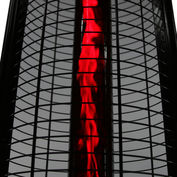 RADtec Ellipse Flame Propane Patio Heater red flames
