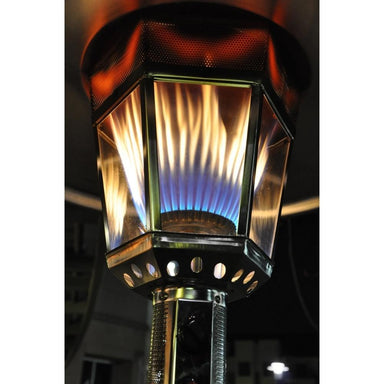 40 Individual Flames of RADtec Allure Series Real Flame Antique Bronze Propane Patio Heater