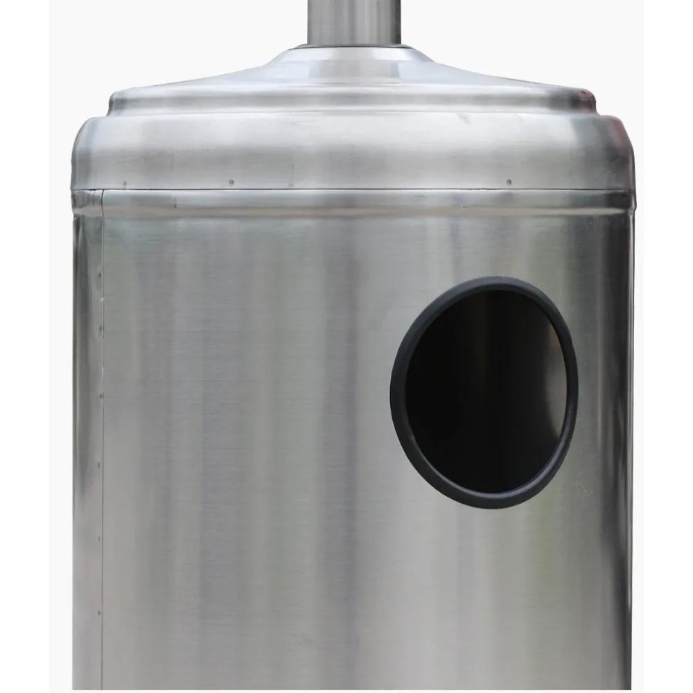 RADtec Allure Series Real Flame Propane Patio Heater - Stainless Steel (Base)