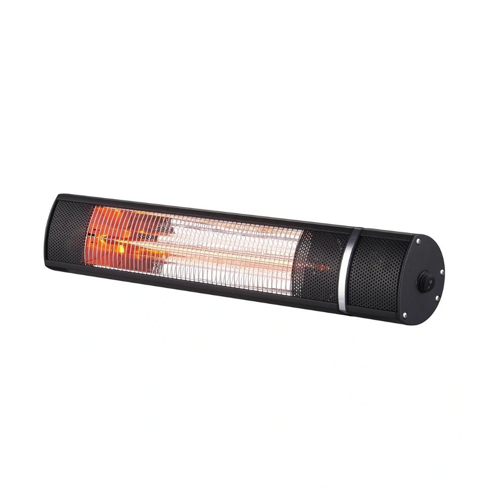 RADtec Genesis Series 25" 1500W 110V Infrared Electric Heater (Angled View)
