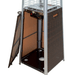 RadTec Tower Flame Dark Brown Wicker Patio Heater Ignition System
