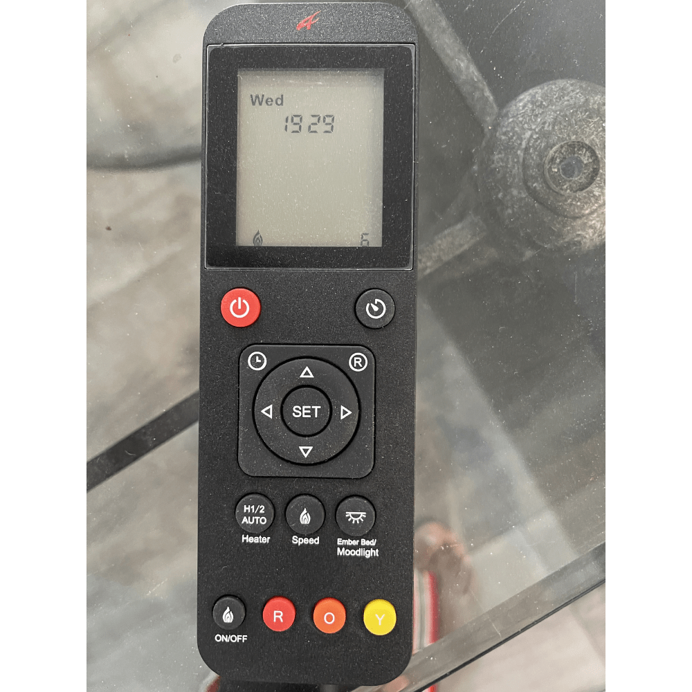 remii electric fireplace remote