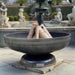 Seasons Fire Pits Vulcan Round Steel Fire Pit with Logs