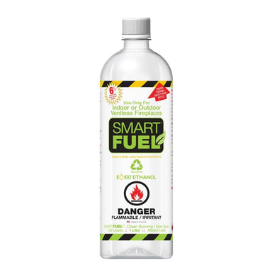 SMARTFUEL™ - Safest Ethanol Fuel for Indoor & Outdoor Ventless Fireplaces