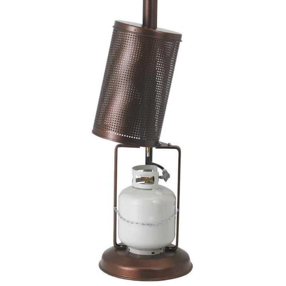 Sunglo A270 SS Free Standing Stainless Steel Patio Heater propane tank compartment