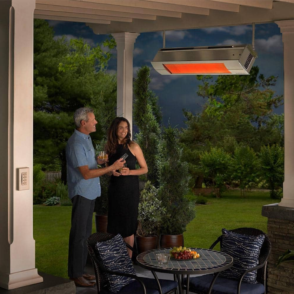 Sunpak Classic S25 Stainless Steel Infrared Gas Heater in Pergola