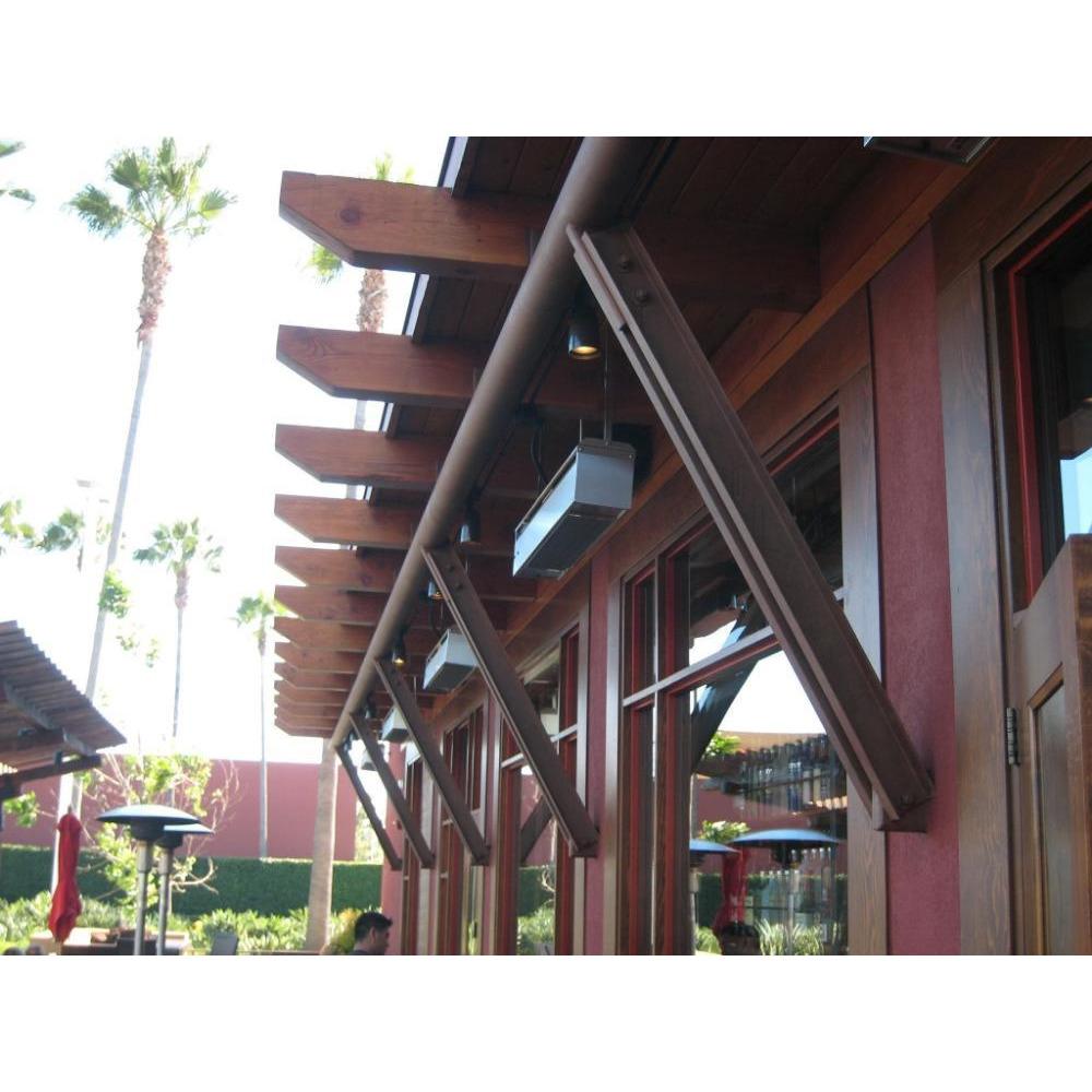 Sunpak S34 Infrared Gas Heater ceiling mounted outdoors