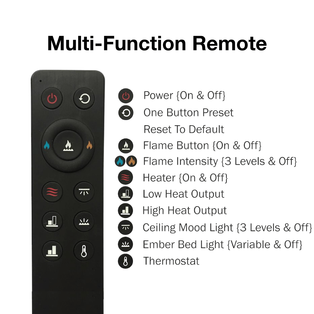 remote for superior plexus fireplace