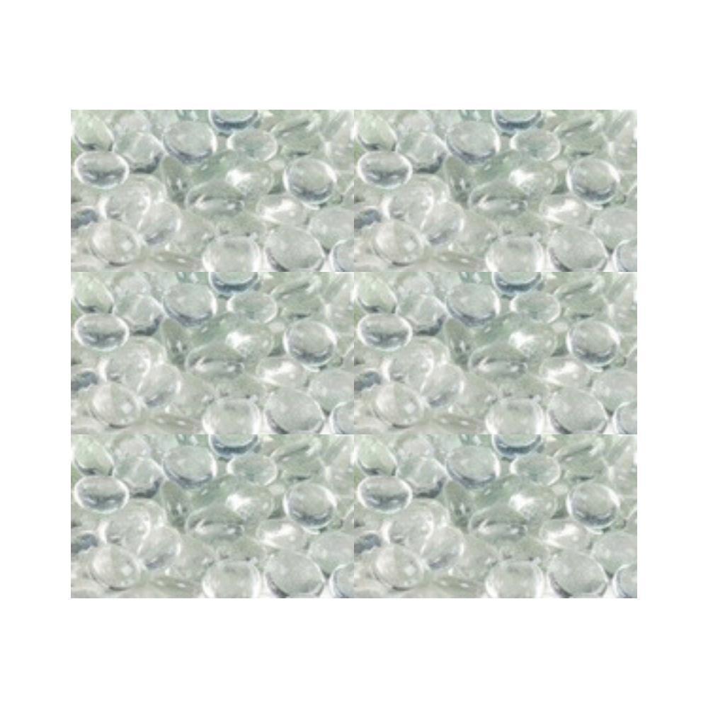 Clear Glass Pebbles