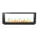 The Bio Flame 72" Smart Firebox DS -See-Through Ethanol Fireplace in Black