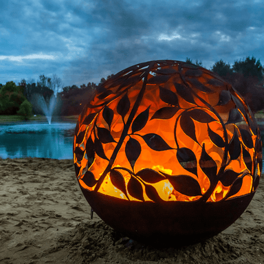 The Fire Pit Gallery Eden Steel Fire Pit by the lake