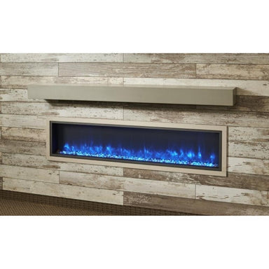 The Outdoor GreatRoom Company Cove Grey Concrete Floating Mantel Shelf