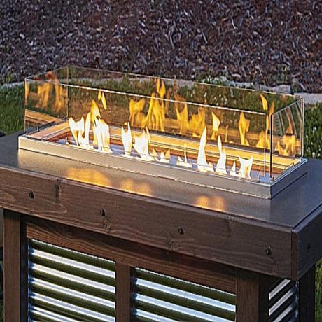 Folding Glass Guard for Gas Burners 12x42"