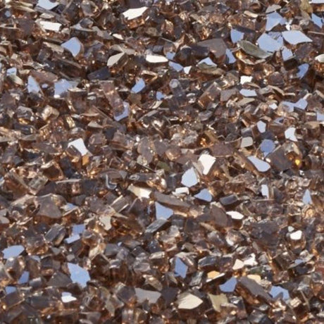 Copper Crushed Glass