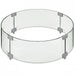 Round Glass Wind Guard for Fire Pits